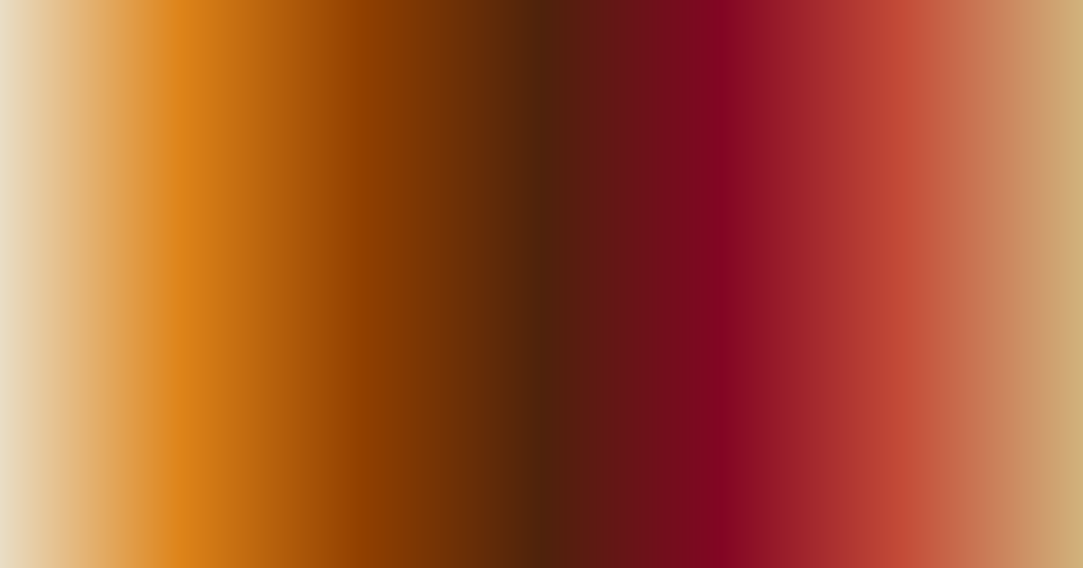 Beige, naranja, granate y tostado en tonos cálidos: paleta de colores