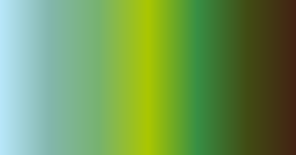 Light blue, teal, green and brown color palette