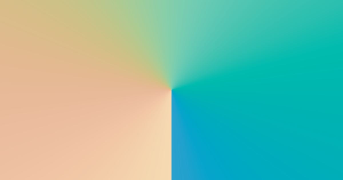 Pastel tritone beige, teal and blue color palette
