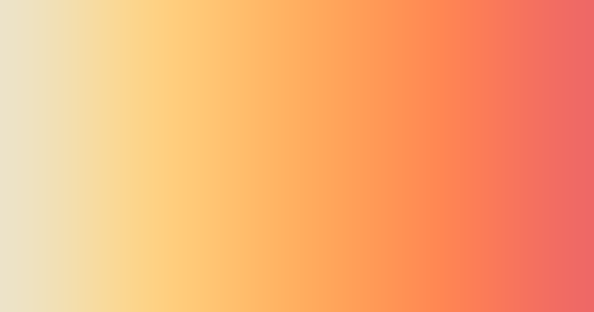 Analogous beige, orange and salmon color palette