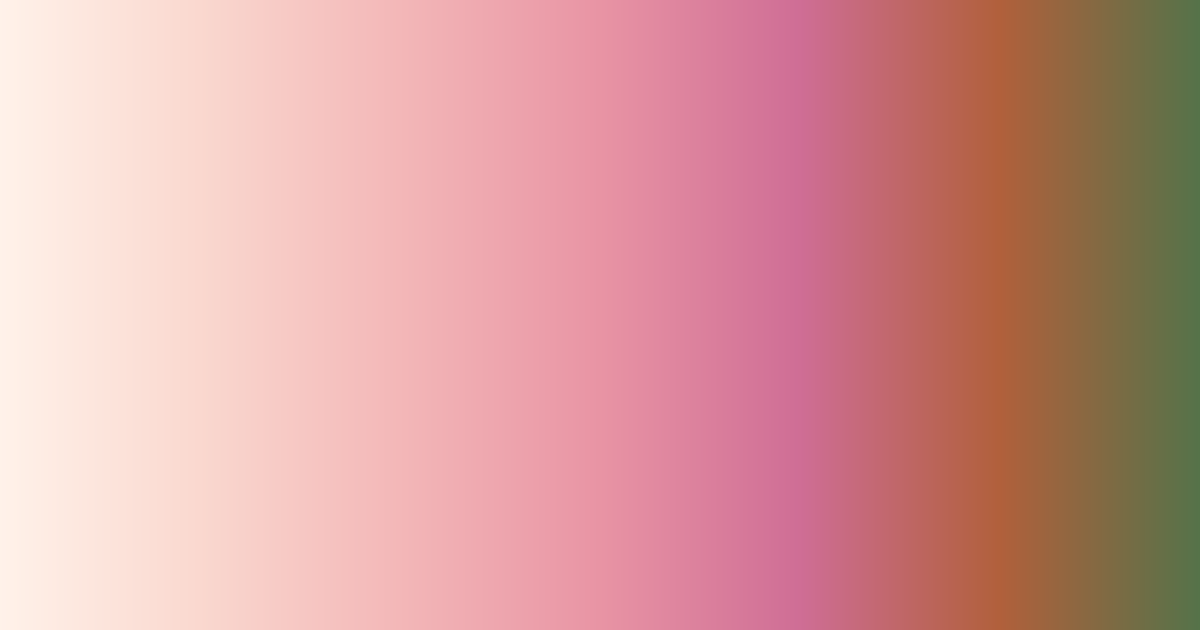 Light pink, brown and green color palette