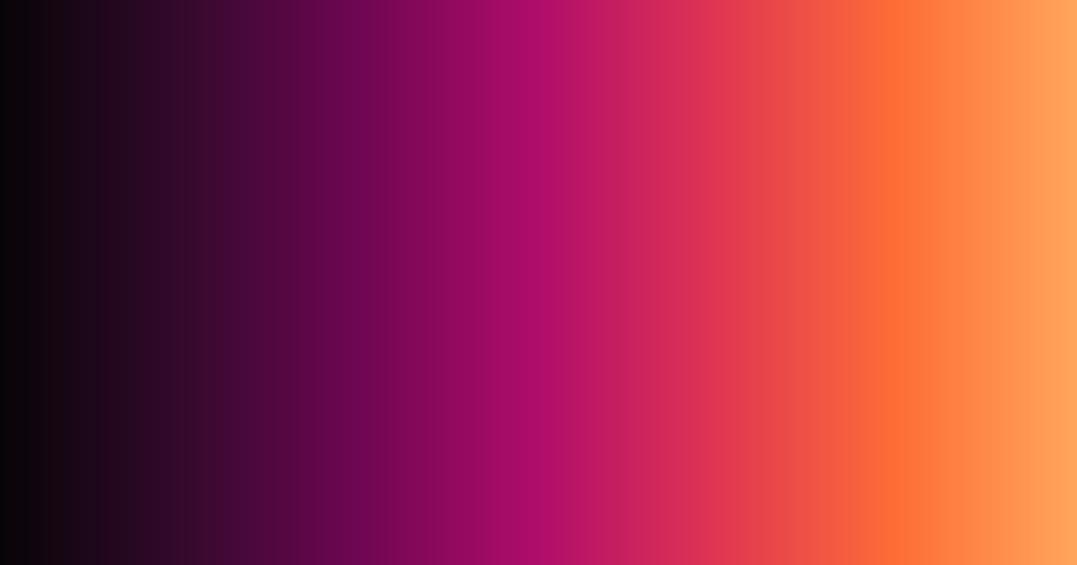 Farbpalette Schwarz, Violett, Magenta und Orange
