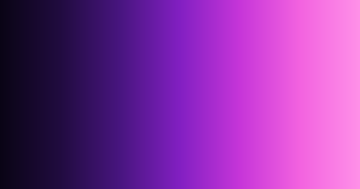 Analogous black, purple and pink color palette