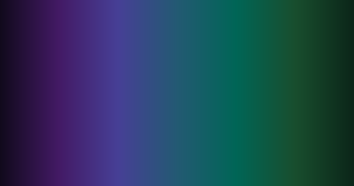 Farbpalette Schwarz, Violett, Türkis und Dunkelgrün