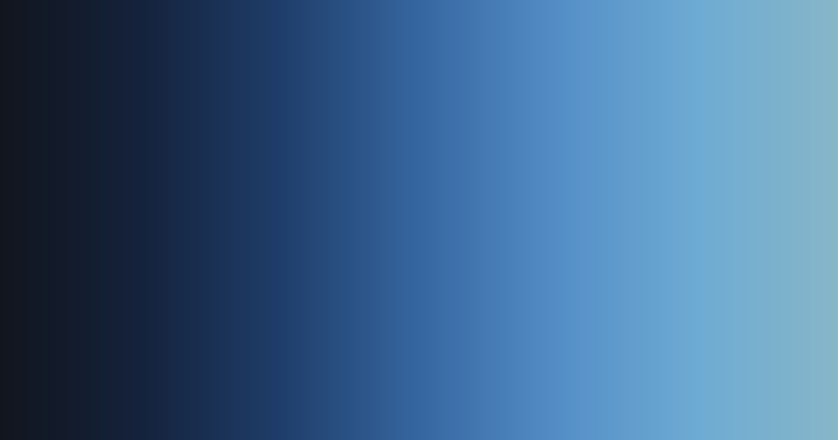 Noir à bleu clair (monochrome), palette de couleurs