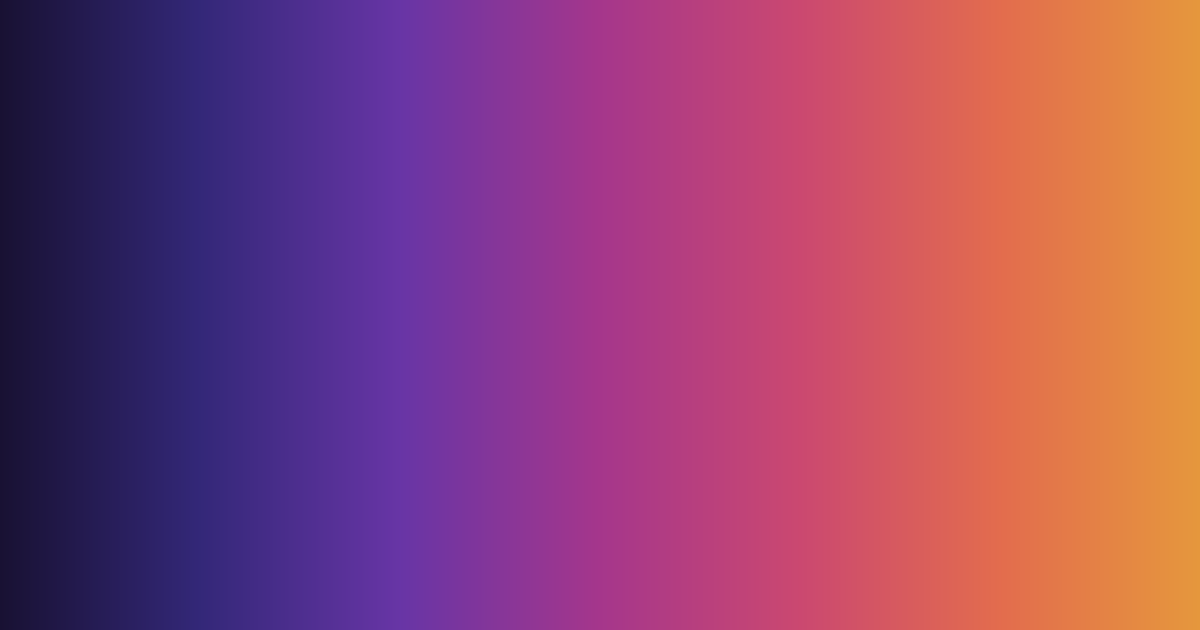 Azul-marinho, roxo, rosa e laranja: paleta de cores