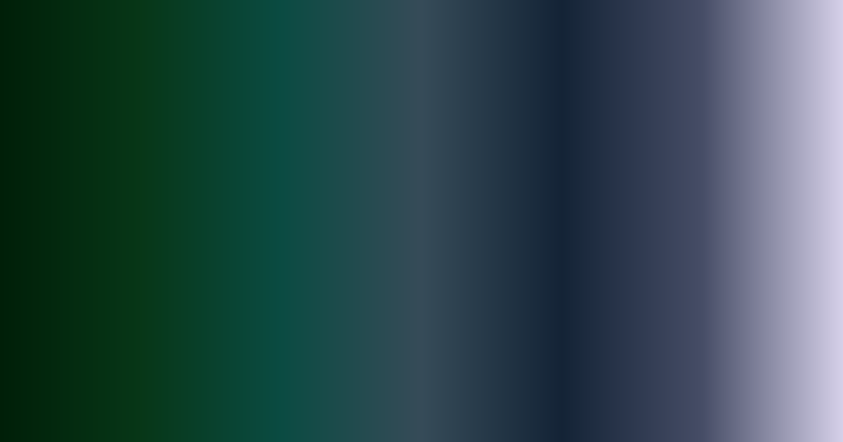 Palet warna Hijau gelap, hijau toska, biru dongker, dan abu-abu