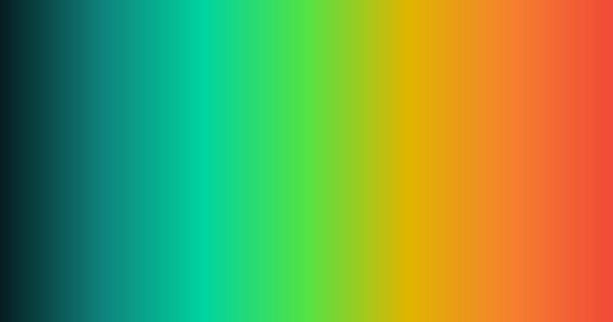 Negro, verde azulado, verde y naranja: paleta de colores