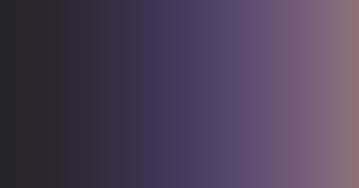 Monochrome black to purple color palette