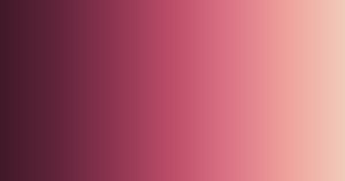 Bordeaux à rose (analogues), palette de couleurs