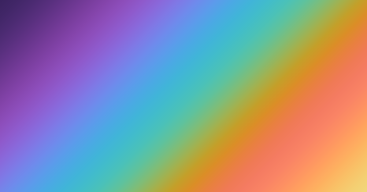 Rainbow from purple to tan color palette