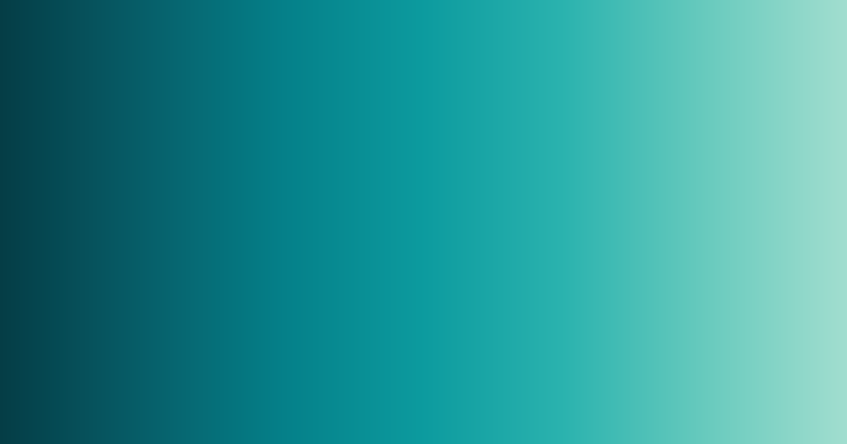 Analogous teal to light blue color palette