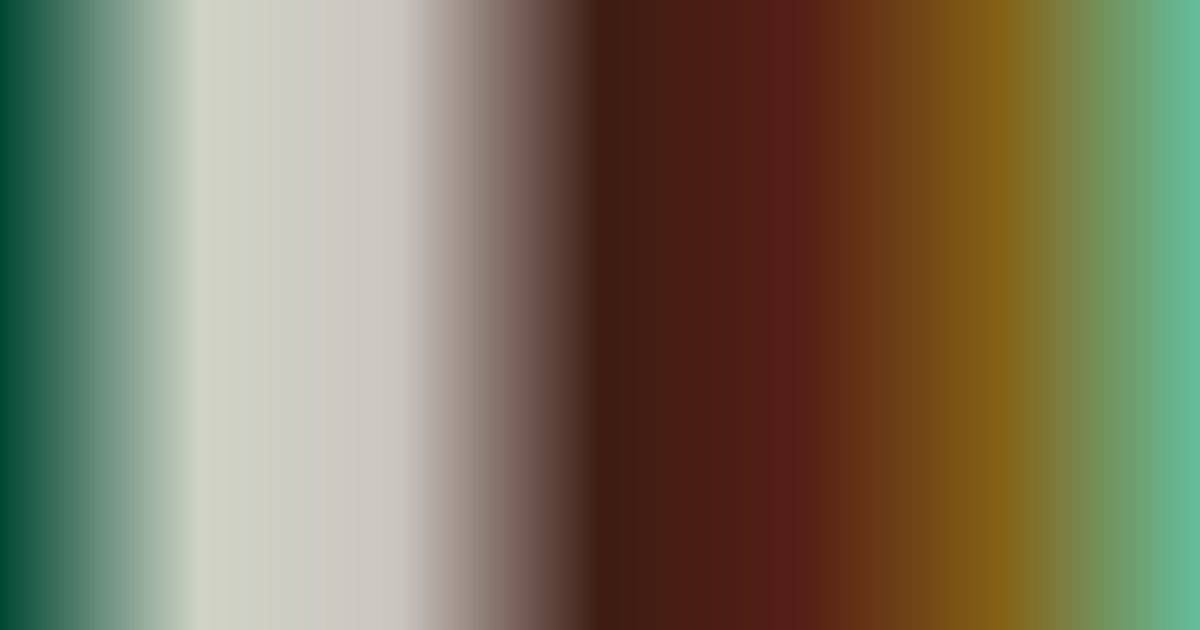Dark green, gray, brown and teal color palette
