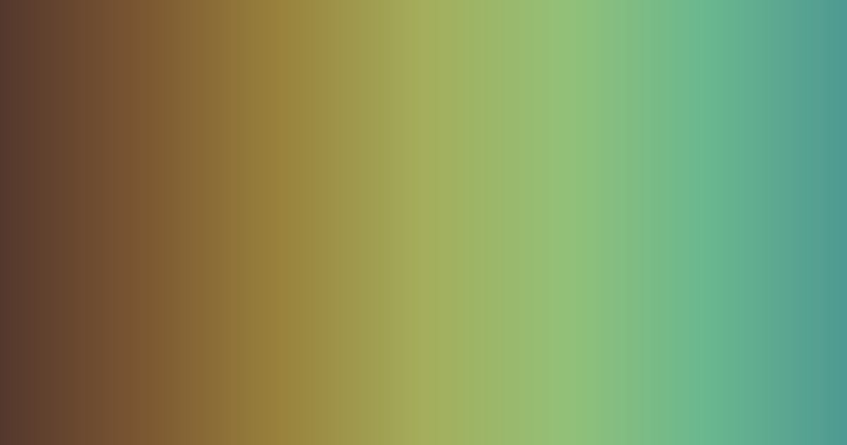 Marron, vert et bleu canard (trichromie), palette de couleurs