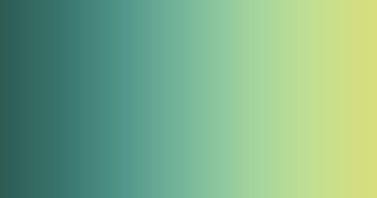 Analogous teal to light green color palette