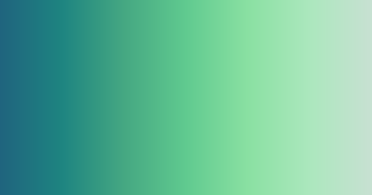Cool blue, teal, green and light blue color palette