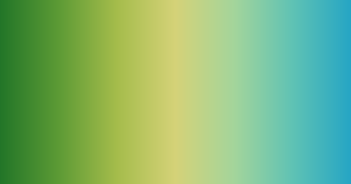 Green, tan and blue color palette