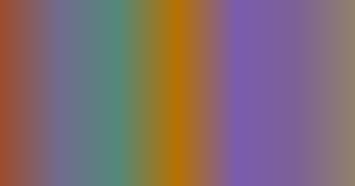 Muted rainbow from purple to gray color palette