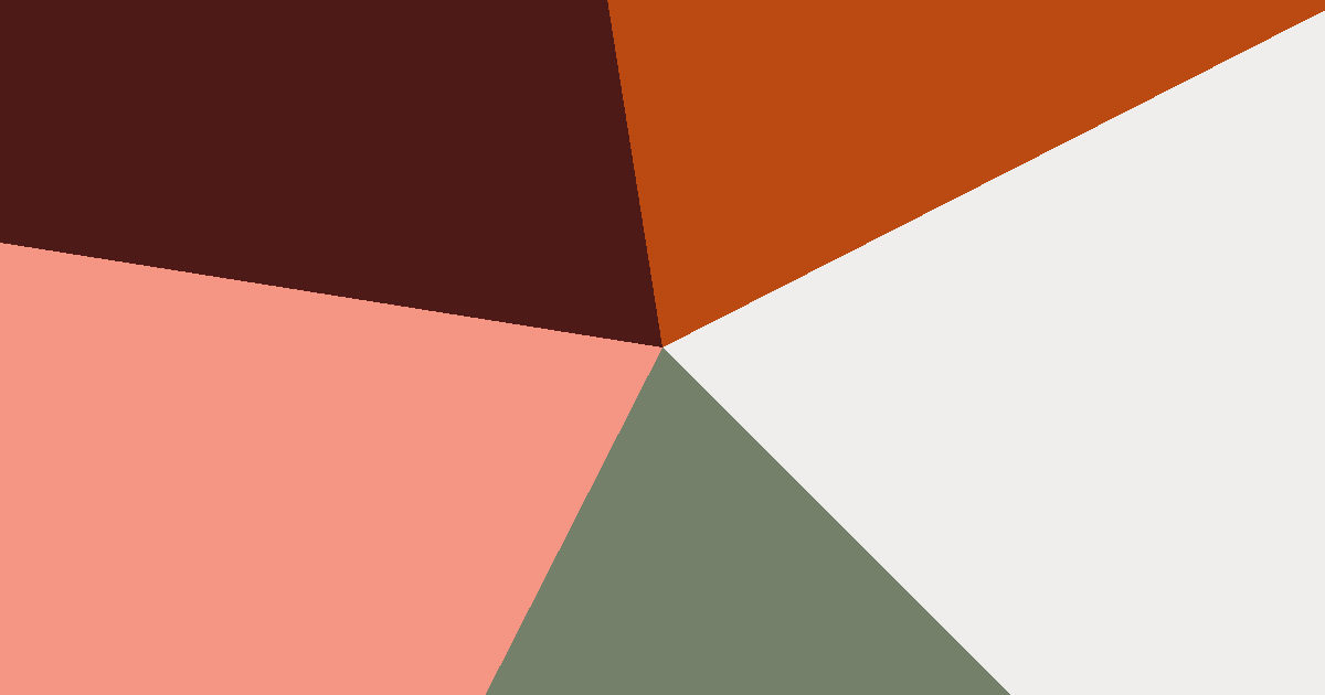 Gray, brown, orange and white color palette