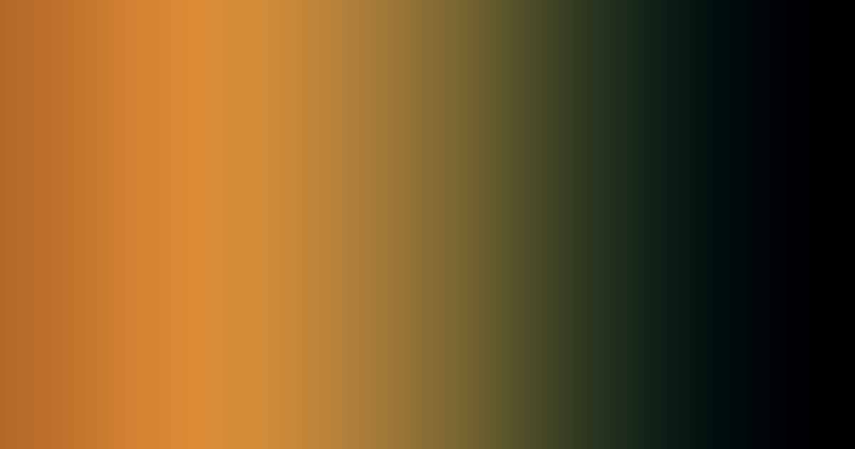 Palet warna Cokelat, oranye, dan hitam (analog)