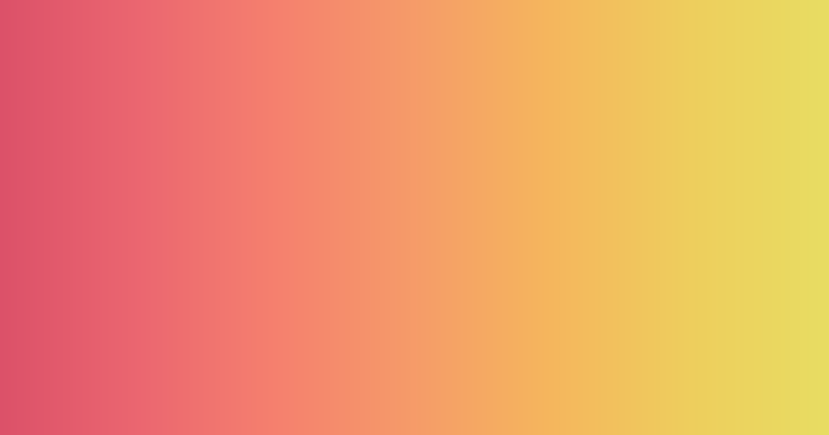 พาเลตต์สีชมพูถึงเหลือง (ดูโอโทน)โทนสด