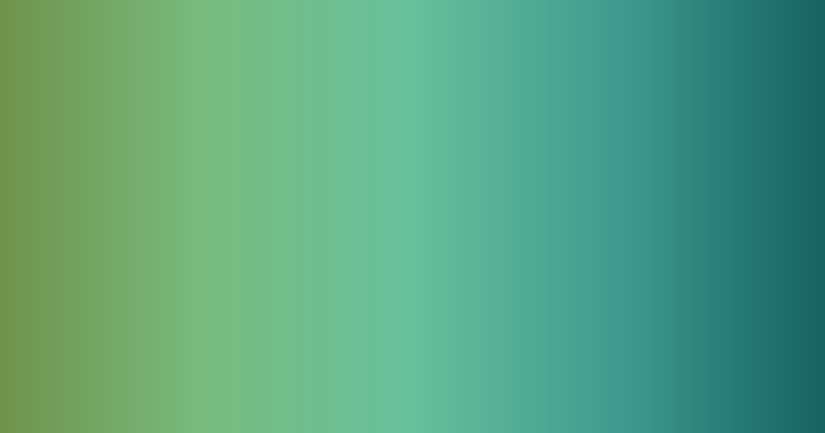 Analogous green to teal color palette