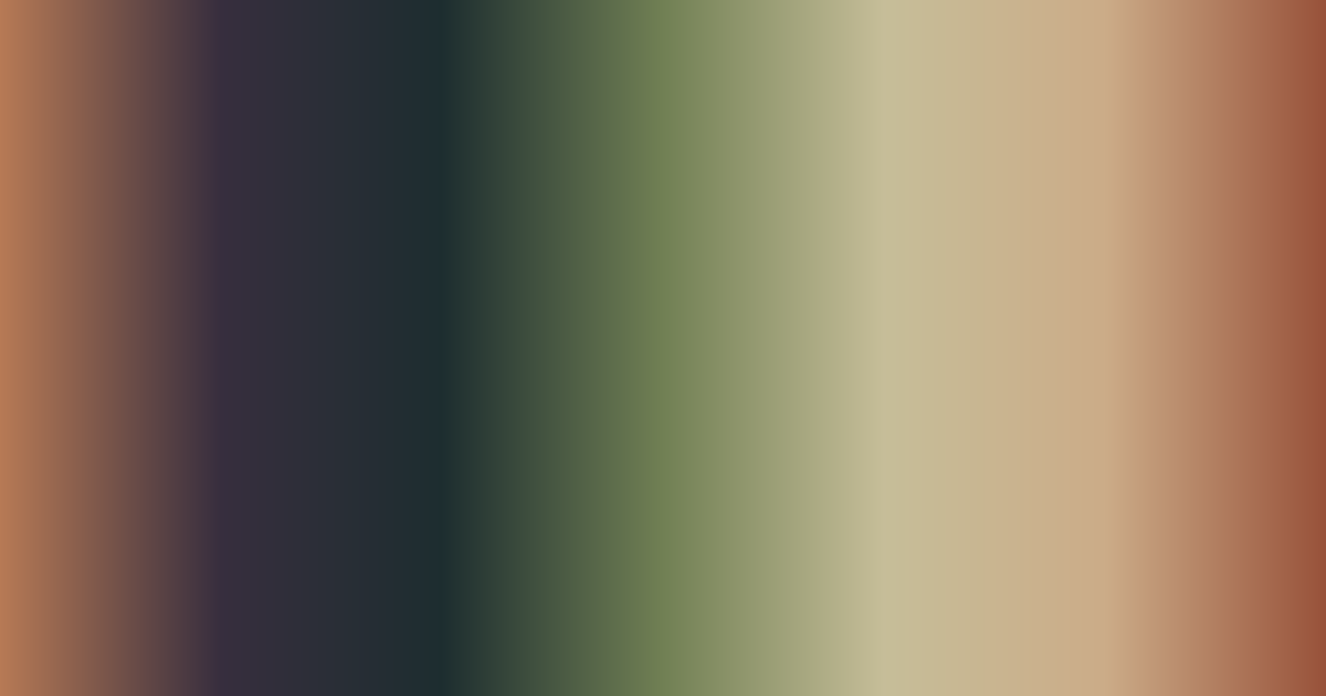 พาเลตต์สีม่วง ดำ เขียวมะกอก และน้ำตาล