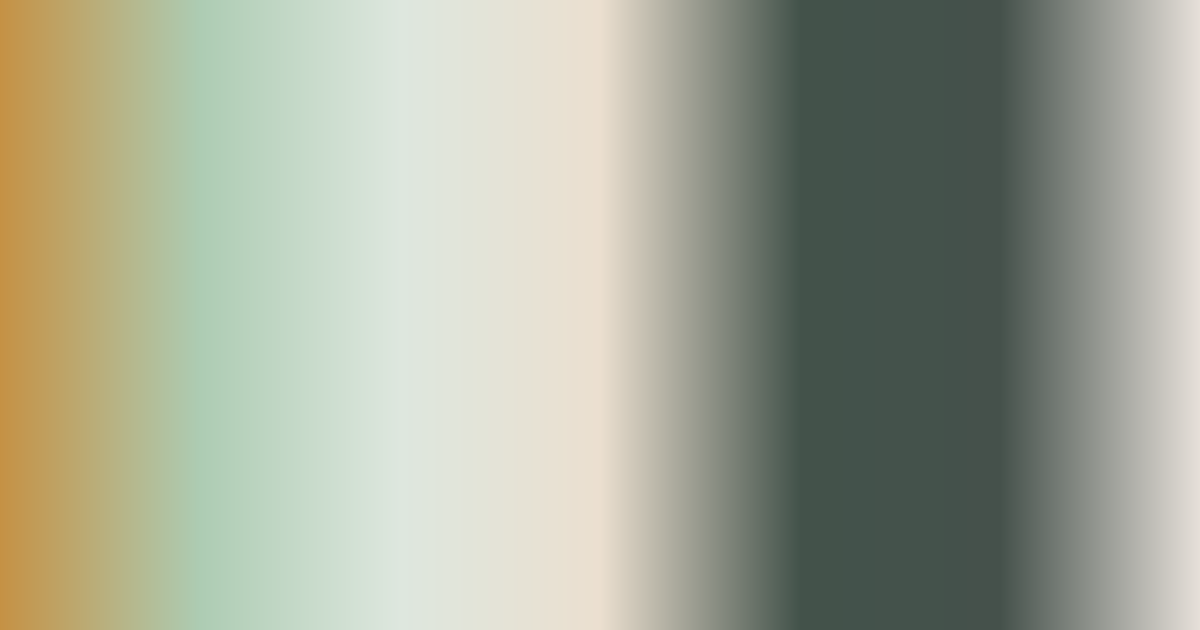 Tan, gray and dark green color palette