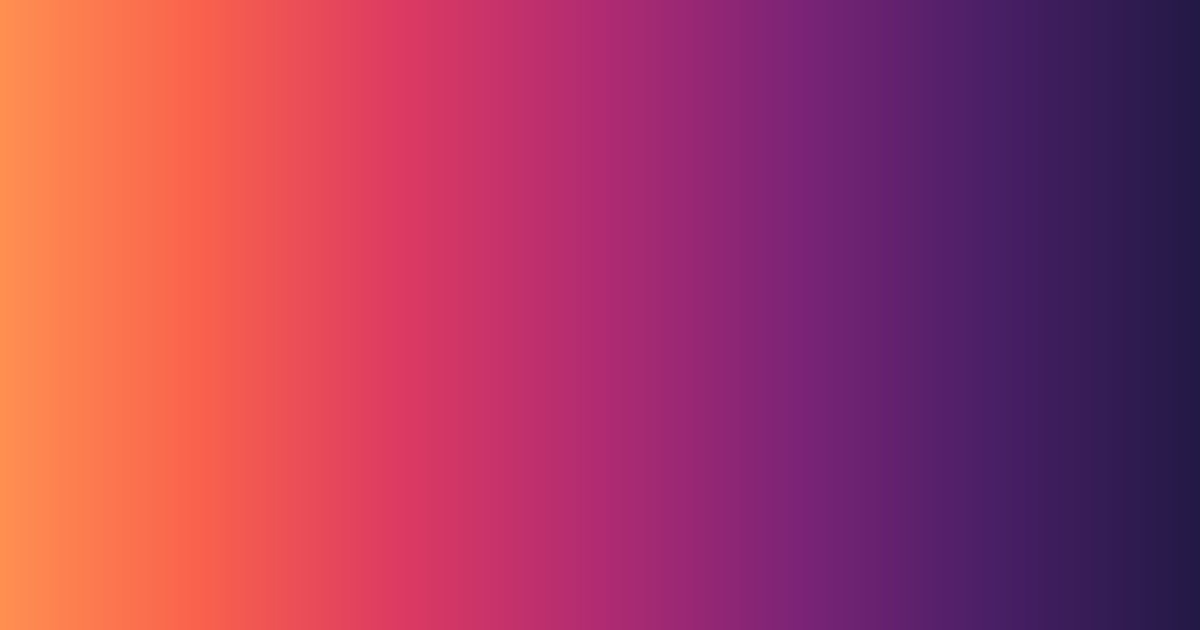 Orange, pink, purple and navy color palette