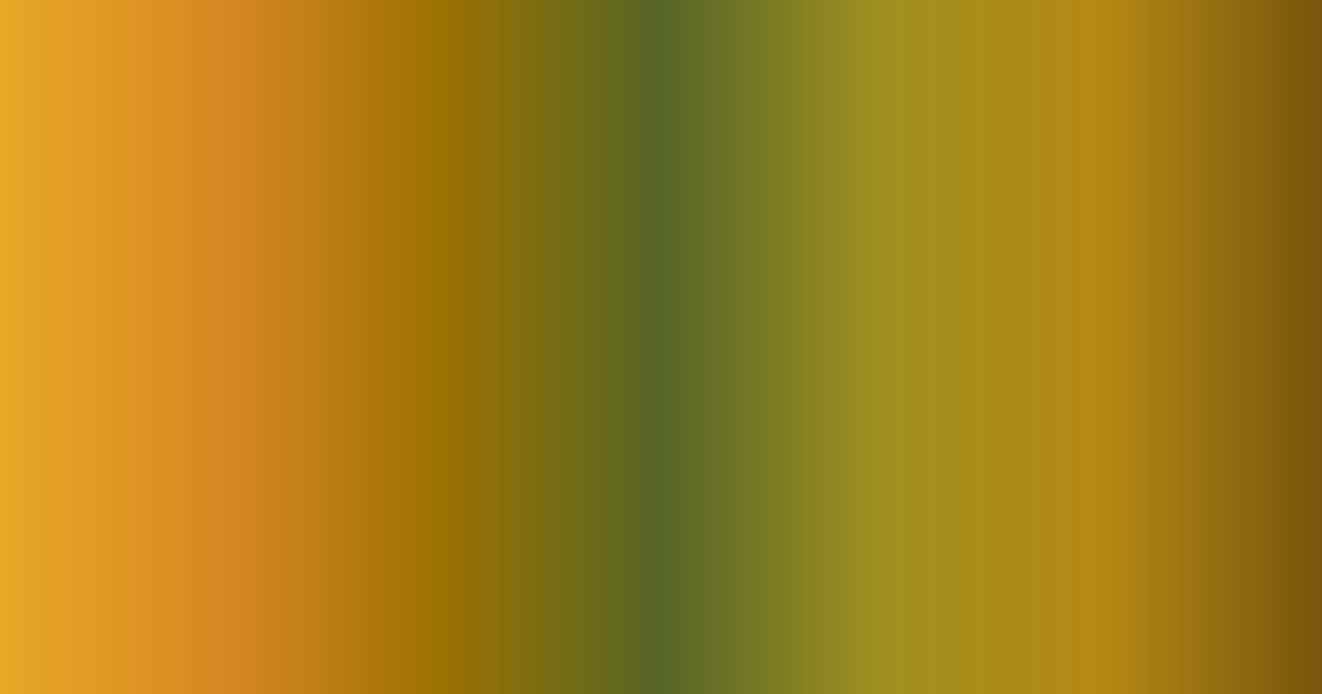 Vivid orange, olive, mustard and brown color palette