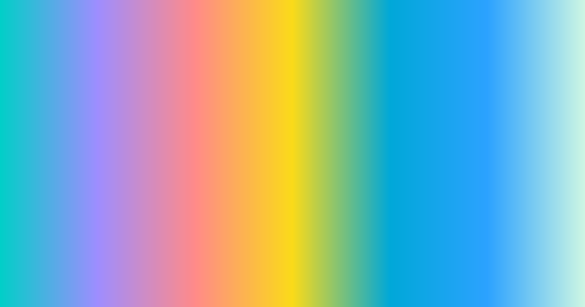 Rainbow color palette
