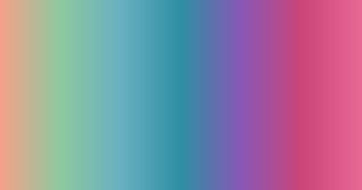 Arcoíris de salmón a rosa: paleta de colores