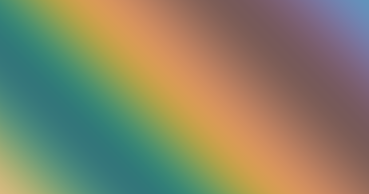 Muted rainbow from tan to blue color palette