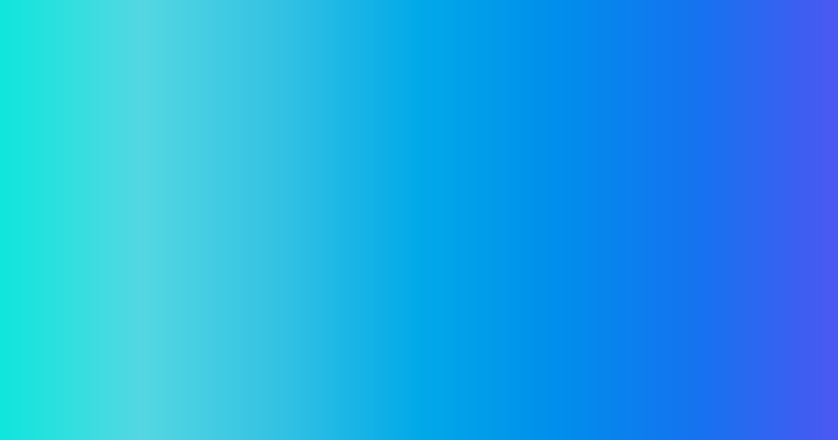 De cian a azul (duotono) en tonos vivos: paleta de colores