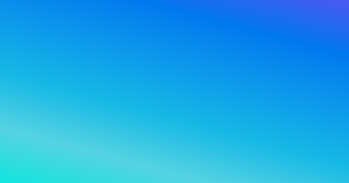 Vivid duotone cyan to blue color palette