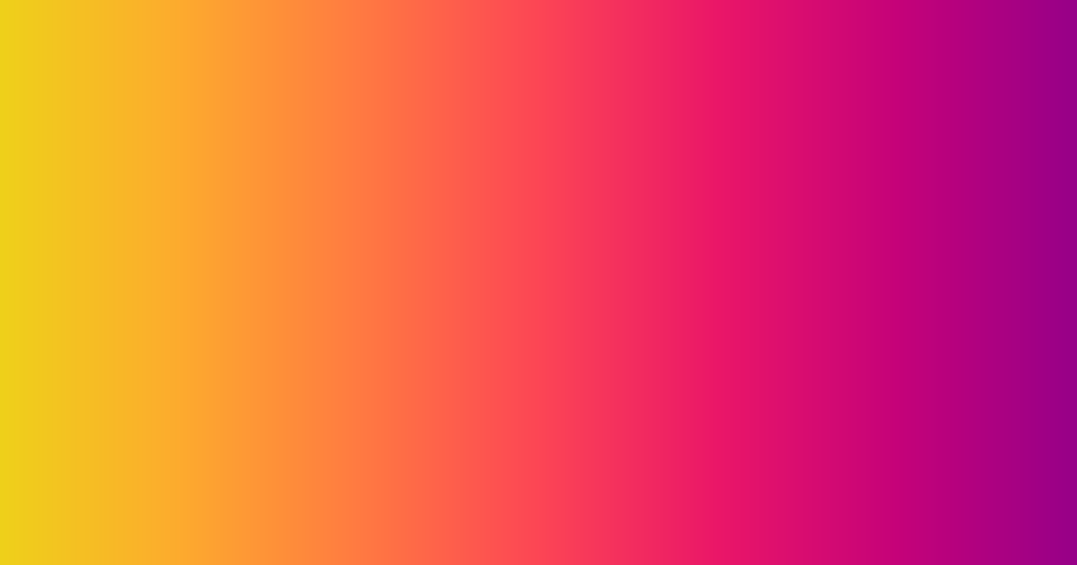 Jaune, orange, rose et violet aux tons néon, palette de couleurs