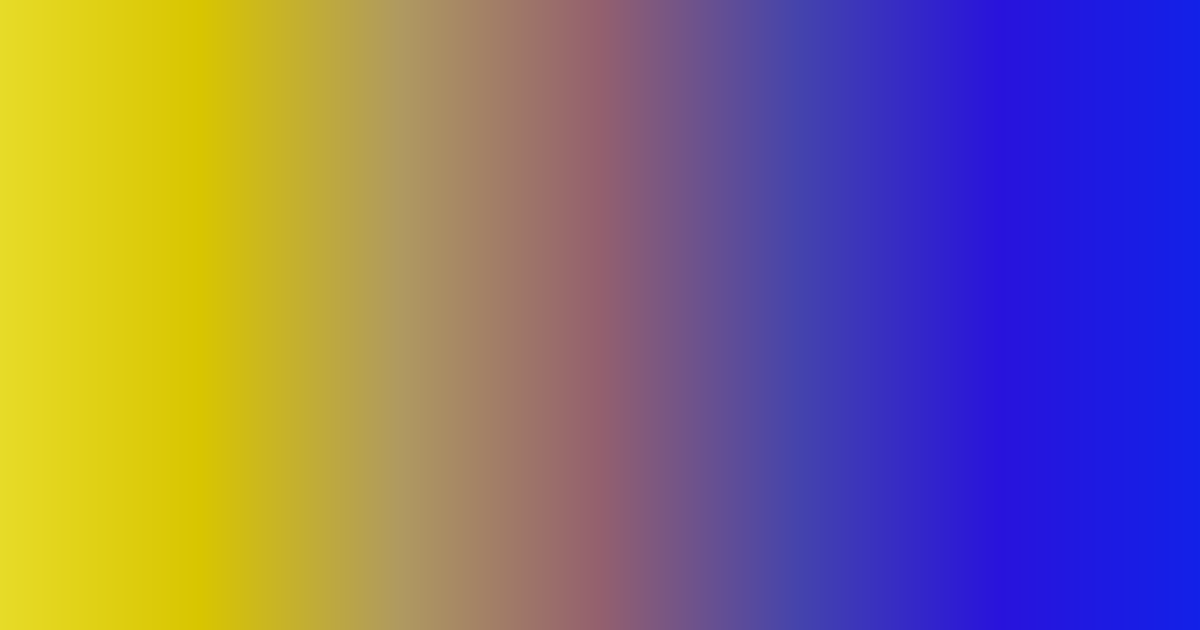 Palet warna Kuning, ungu, dan biru (tritone)