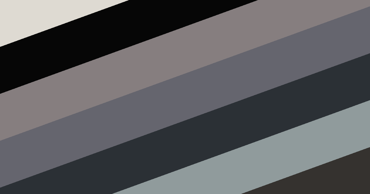Gray, black and dark gray color palette