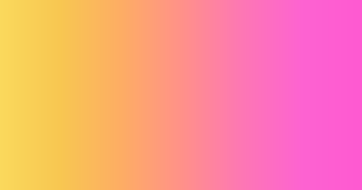 Vivid duotone yellow to pink color palette