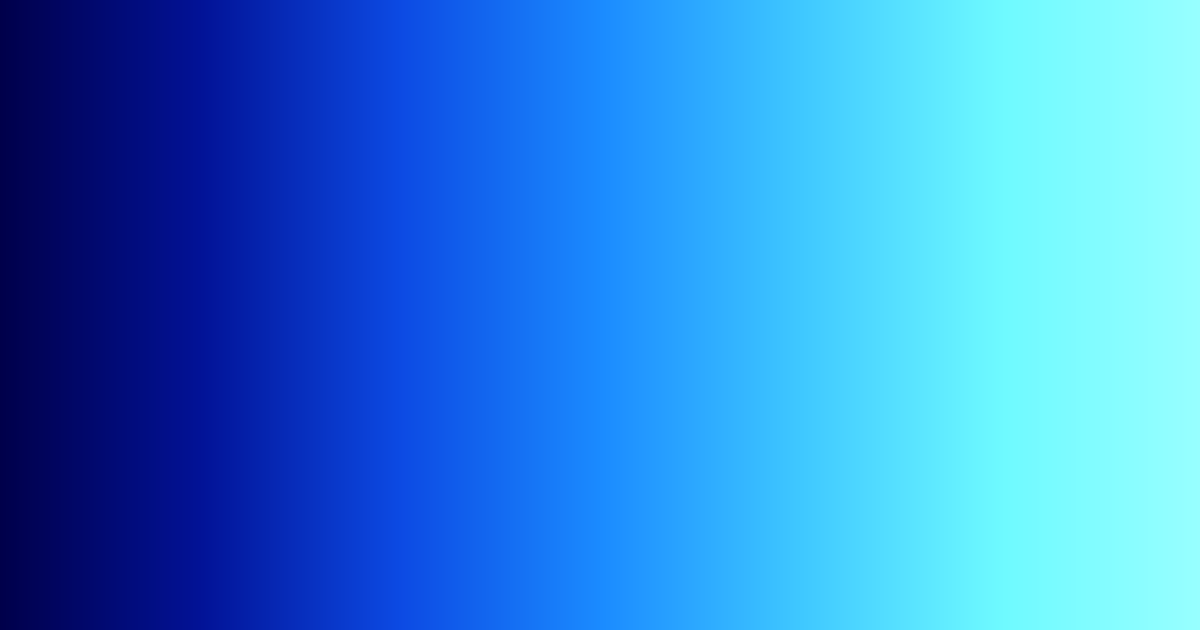 Vivid navy, blue, cyan and light blue color palette