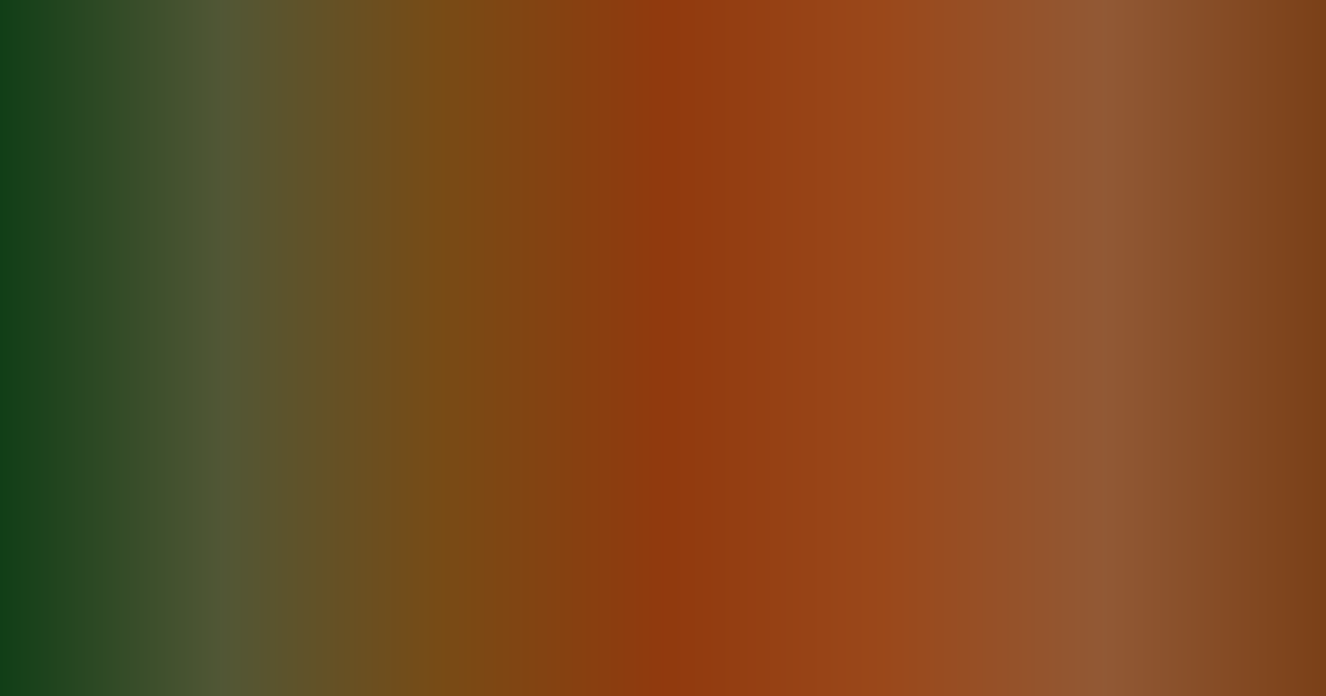 Duotone dark green to brown color palette