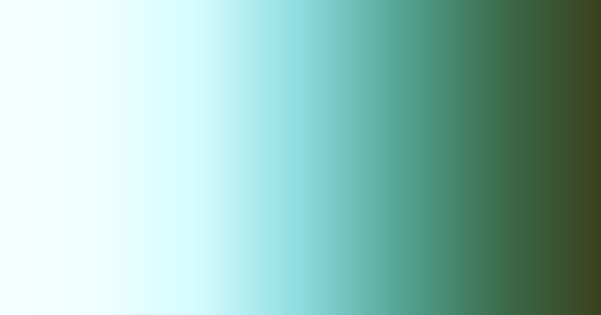 พาเลตต์สีขาว ฟ้าอ่อน และเขียวเข้ม