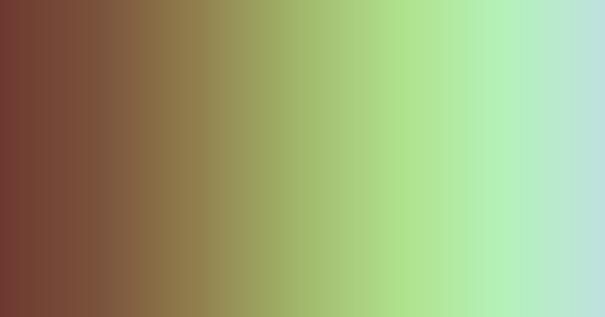 พาเลตต์สีน้ำตาล เขียวอ่อน และฟ้าอ่อน (ไตรโทน)