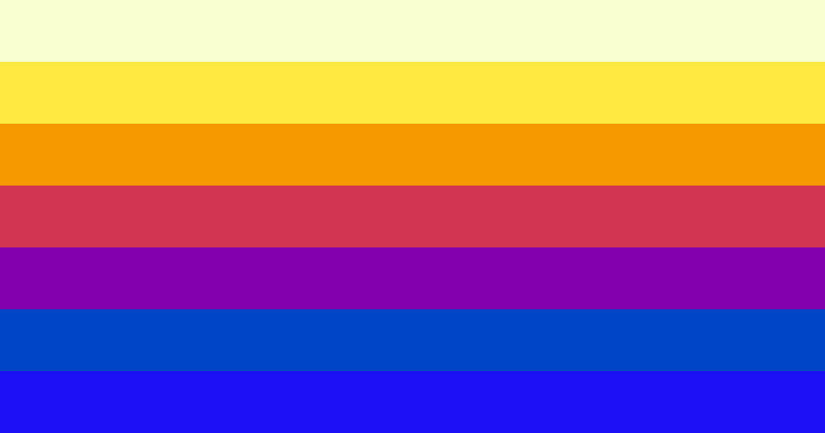 Farbpalette Triadisches Blau, Rosa, Gelb und Beige