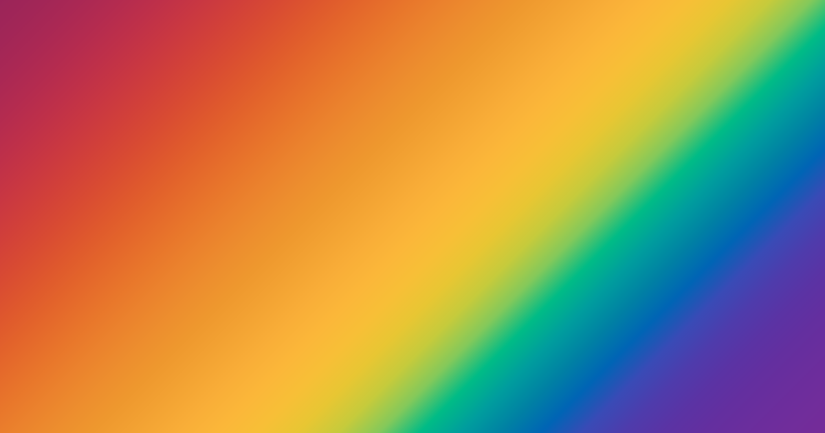 Palet warna Pelangi dari magenta ke ungu