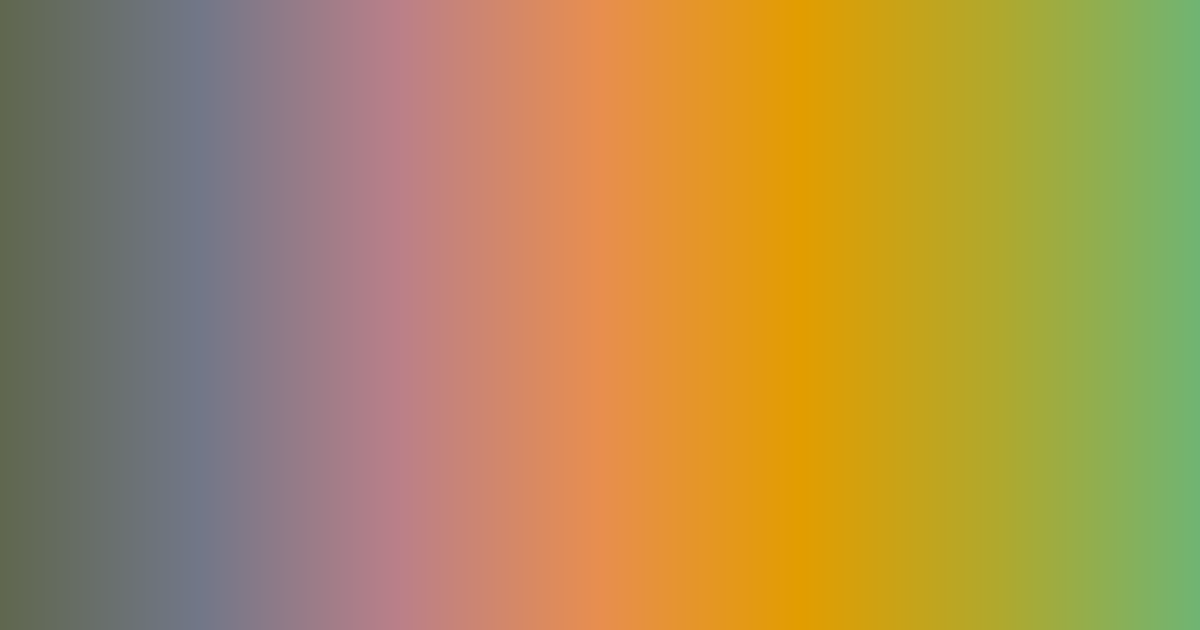 Gray, mauve, orange and green color palette
