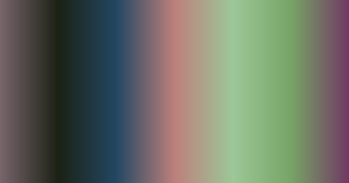 Muted rainbow from gray to purple color palette