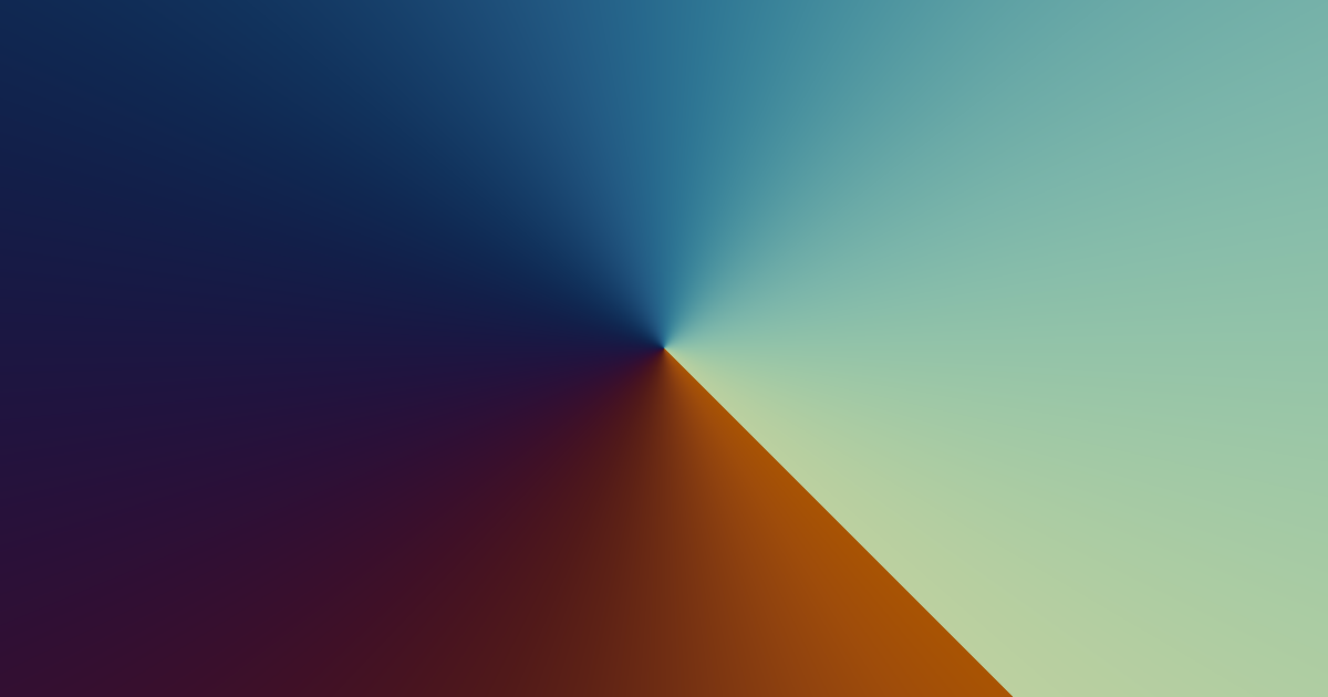 Rainbow from brown to green color palette