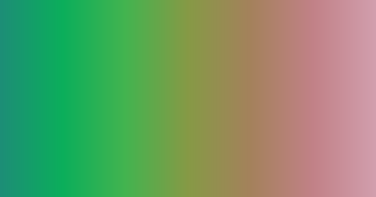 Verde azulado, verde, marrón y rosa: paleta de colores