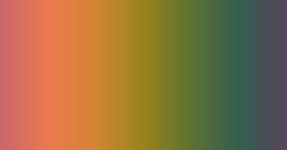 Farbpalette Rosa, Orange, Olivgrün und Grau